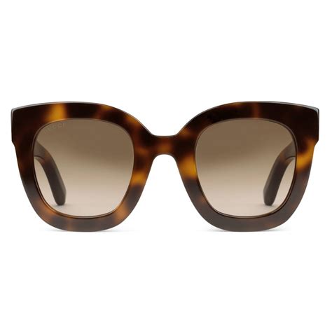 occhiali da sole gucci stelle|Gucci Occhiali da sole rotondi in acetato con stella.